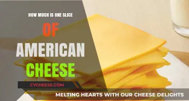 The Cost of One Slice of American Cheese: A Breakdown