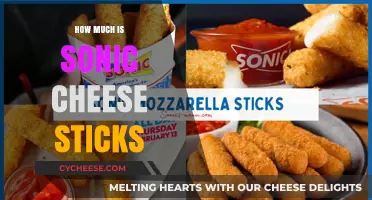Sonic Cheese Sticks Price: How Much Do They Cost?