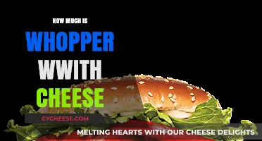How Much Does a Whopper with Cheese Cost? A Price Breakdown