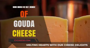 K2 Content in Gouda Cheese: Unveiling 1 Ounce's Vitamin Secrets