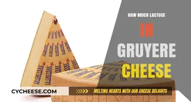 Gruyere Cheese Lactose Content: What You Need to Know