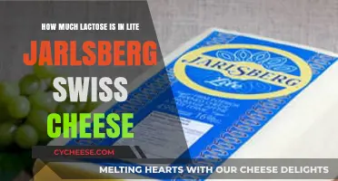 Lite Jarlsberg Swiss Cheese: Uncovering Its Lactose Content and Benefits