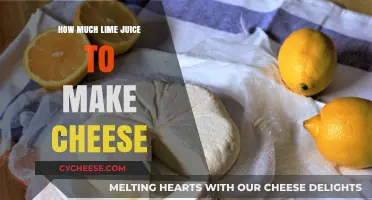 Perfect Cheese Making: Optimal Lime Juice Quantity for Best Results