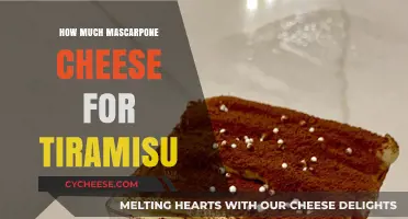 Perfect Tiramisu: Ideal Mascarpone Cheese Quantity for Creamy Bliss
