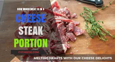 Cheese Steak Portions: Uncovering the Meat Quantity in Every Bite