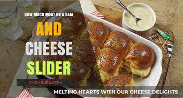 Perfect Ham and Cheese Slider: Ideal Meat Portion for Delicious Bites