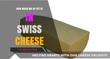 Swiss Cheese Fat Content: Uncovering the Milligram Mystery