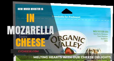Mozzarella Moisture Content: Unveiling the Creamy Cheese's Hydration Secrets