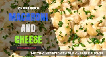 Niacin Content in Macaroni and Cheese: Nutritional Breakdown
