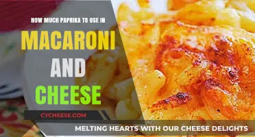 Perfect Paprika Amount for Creamy Macaroni and Cheese Recipe