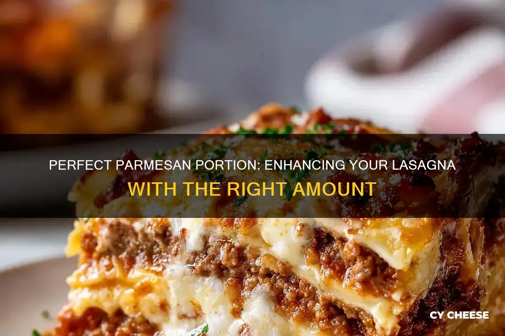 how much parmesan cheese in lasagna