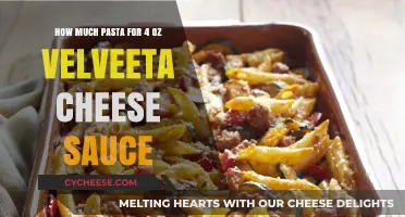 Perfect Pasta Pairing: 4 oz Velveeta Cheese Sauce Serving Guide