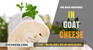 Phosphorus Content in Goat Cheese: Nutritional Insights and Benefits