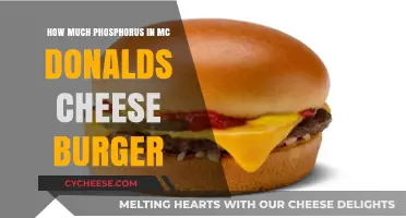 Phosphorus Content in McDonald's Cheeseburger: A Nutritional Breakdown