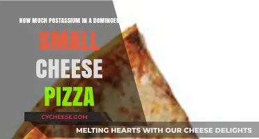 Potassium Content in a Domino's Small Cheese Pizza: A Nutritional Breakdown