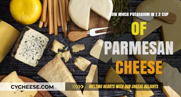 Potassium Content in 1/2 Cup Parmesan Cheese: Nutritional Insights