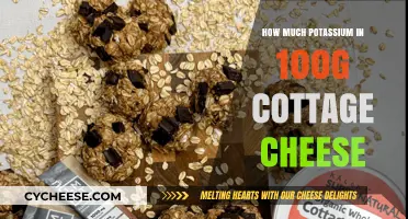 Potassium Content in 100g Cottage Cheese: Nutritional Insights