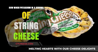 Potassium Content in String Cheese: Unveiling a Single Serving's Value