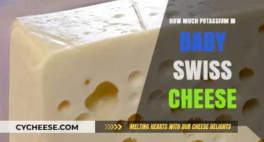 Potassium Content in Baby Swiss Cheese: Nutritional Insights Revealed