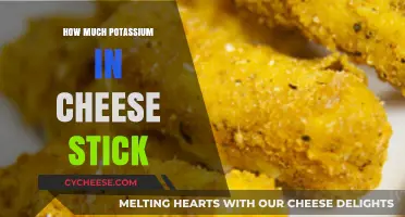 Cheese Stick Potassium Content: Unveiling the Nutritional Value