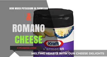 Potassium Content in Parmesan & Romano Cheese: A Nutritional Breakdown
