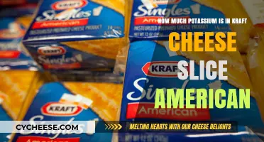 Potassium Content in Kraft American Cheese Slices: A Nutritional Breakdown