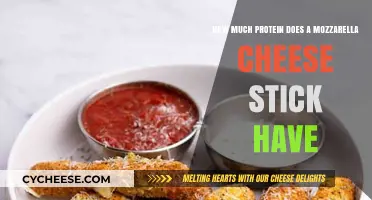 Mozzarella Cheese Stick Protein Content: A Nutritional Breakdown