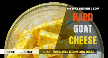 Protein Content in 2 oz Hard Goat Cheese: A Nutritional Breakdown