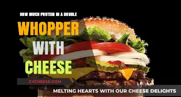 Double Whopper with Cheese: Uncovering Its Protein Content and Nutrition