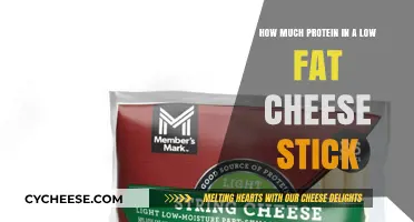 Low-Fat Cheese Stick Protein Content: A Nutritional Breakdown