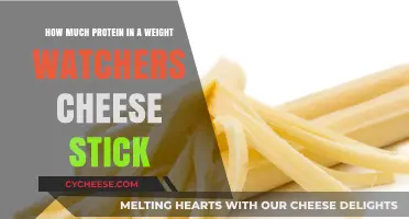 Weight Watchers Cheese Stick Protein Content: A Nutritional Breakdown