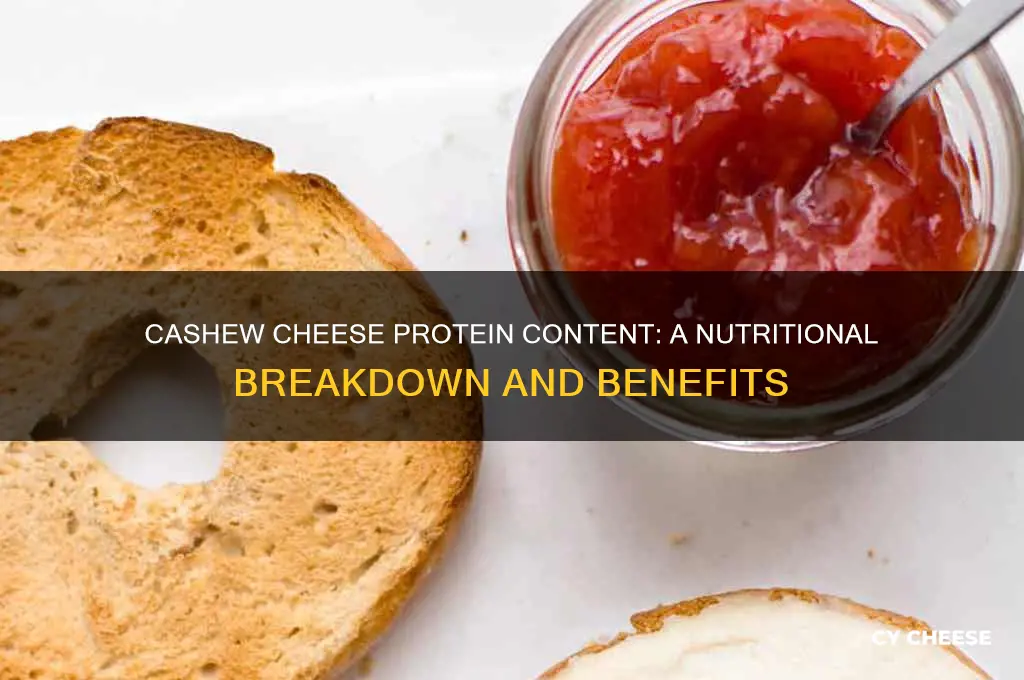 how much protein in cashew cheese