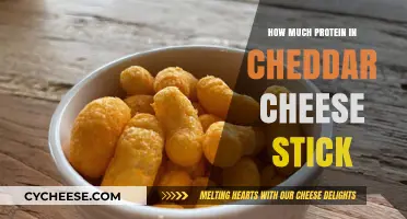 Cheddar Cheese Stick Protein Content: A Nutritional Breakdown