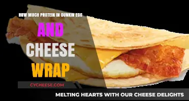 Dunkin’s Egg and Cheese Wrap: Unwrapping Its Protein Content