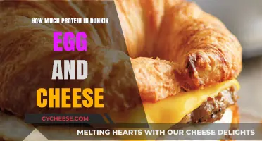 Dunkin’s Egg and Cheese Protein Content: A Nutritional Breakdown