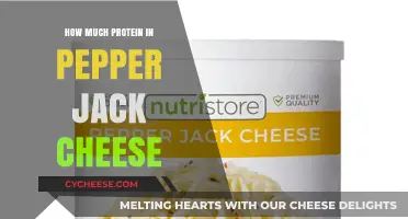 Protein Content in Pepper Jack Cheese: A Nutritional Breakdown