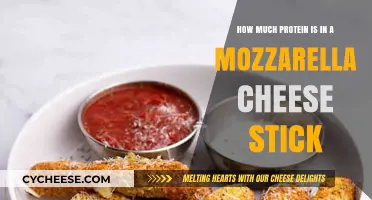 Mozzarella Cheese Stick Protein Content: A Nutritional Breakdown