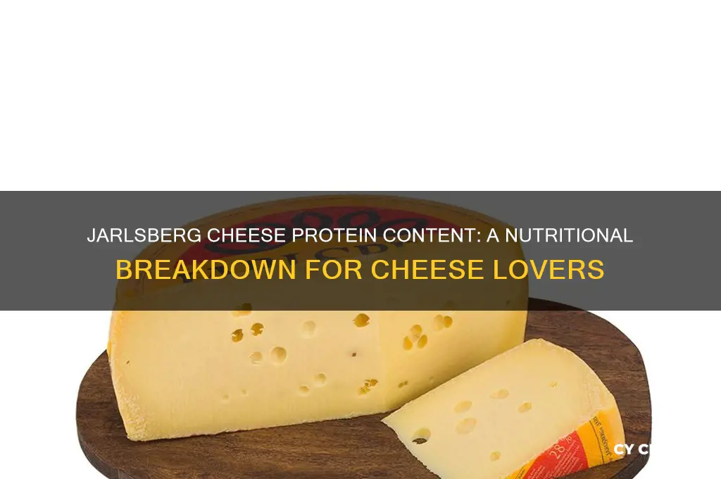 how much protein is in jarslberg cheese