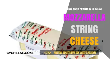 Roseli Mozzarella String Cheese: Unveiling Its Protein Content and Benefits