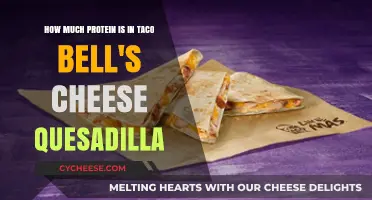 Taco Bell Cheese Quesadilla Protein Content: A Nutritional Breakdown