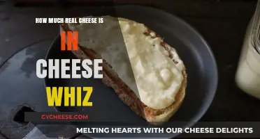 Uncovering the Truth: Real Cheese Content in Cheese Whiz