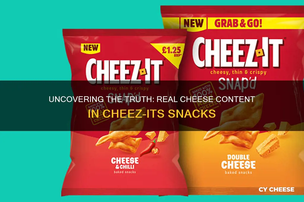 how much real cheese is in cheez its