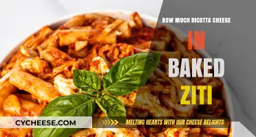 Perfect Baked Ziti: Ideal Ricotta Cheese Amount for Creamy Layers