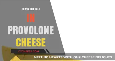 Provolone Cheese Salt Content: Uncovering the Sodium Levels in Your Favorite Cheese