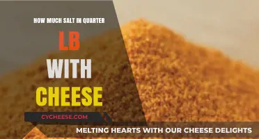 Quarter Pounder with Cheese: Uncovering the Salt Content and Health Impact