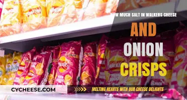 Walkers Cheese and Onion Crisps: Uncovering the Salt Content