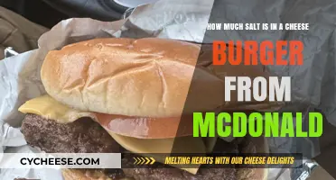 Uncovering the Sodium Content in McDonald's Cheeseburger: A Salty Surprise