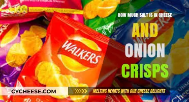 Uncovering the Salt Content in Cheese and Onion Crisps