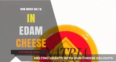 Edam Cheese Salt Content: Uncovering the Sodium Levels in This Classic Dutch Cheese