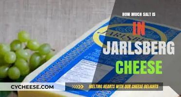 Jarlsberg Cheese Salt Content: Uncovering the Sodium Levels in Every Slice